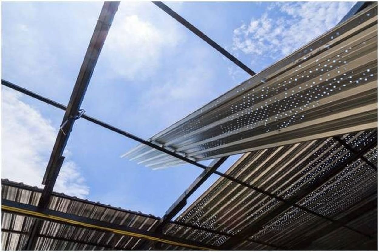 Перфорированный профнастил, пример 2